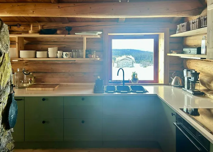 Historic Log With Views Of Rondane *